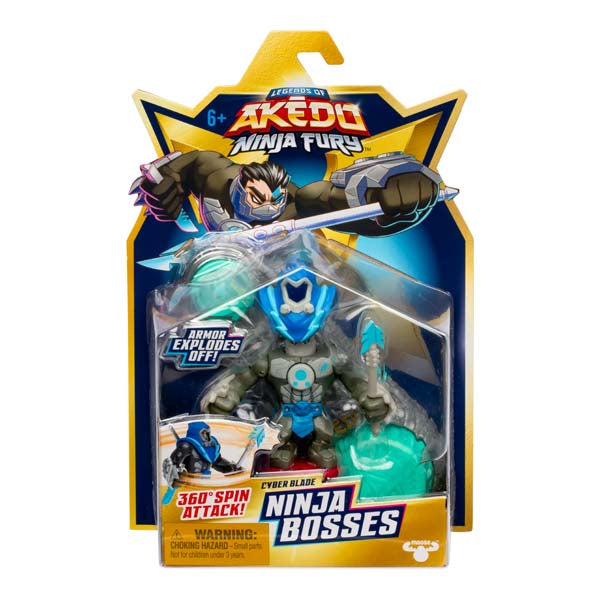 Akedo S7 W1 Ninja Fury Mega Ninja Bosses Cyber Blade