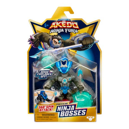 Akedo S7 W1 Ninja Fury Mega Ninja Bosses Cyber Blade