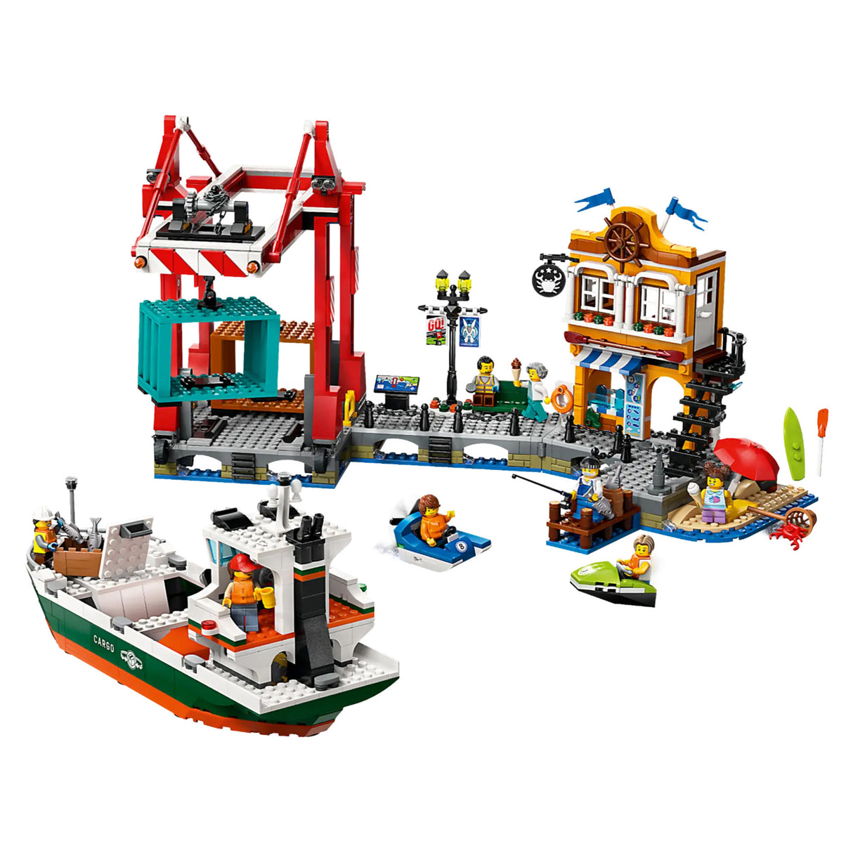 LEGO City Seaside Harbor with Cargo Ship 60422