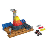 Hot Wheels Mattel Monster Trucks Arena Smashers Bone Shaker Ultimate Crush Yard Playset