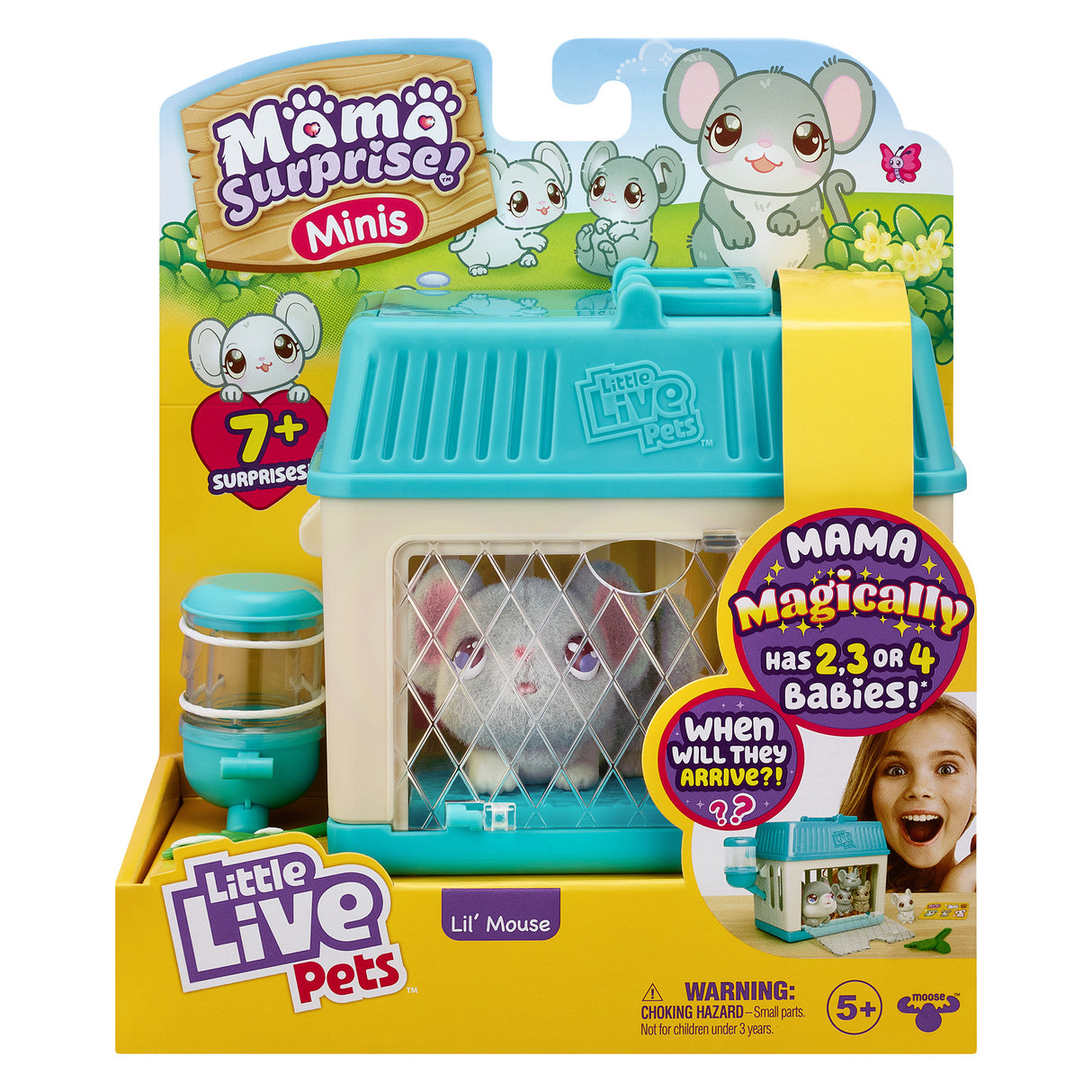 Little Live Pets Mama Surprise S2 Mini Playset Lil Mouse
