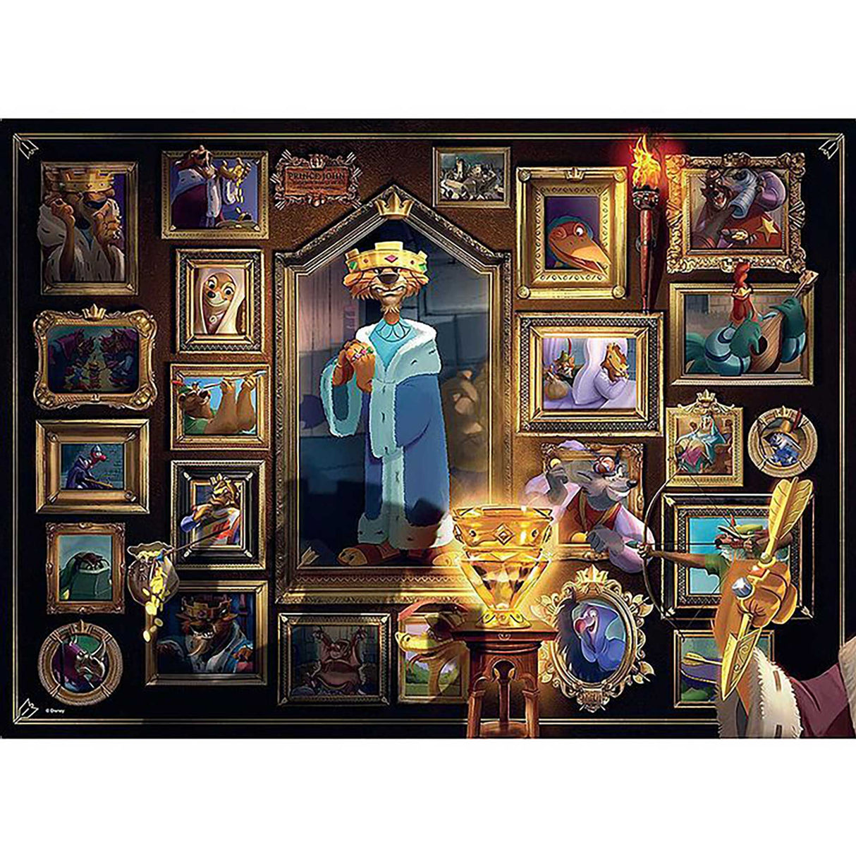 Ravensburger Disney Villainous: Prince John Jigsaw Puzzle (1000 pieces)