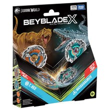 Beyblade X Jurassic World T. Rex vs Mosasaurus Multipack Set