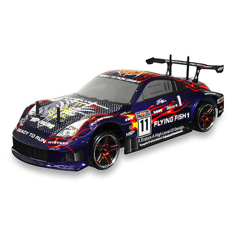 HSP Racing 94123-12309 2.4Ghz Flying Fish Electric Drift Road 1/10 Scale RC Car