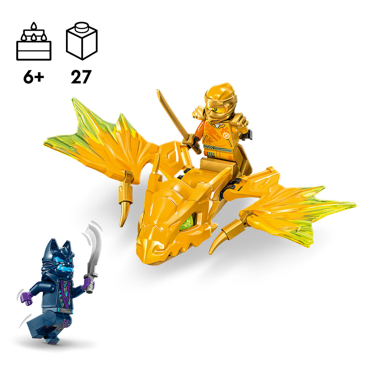 LEGO Ninjago Arin's Rising Dragon Strike 71803, (27-pieces)