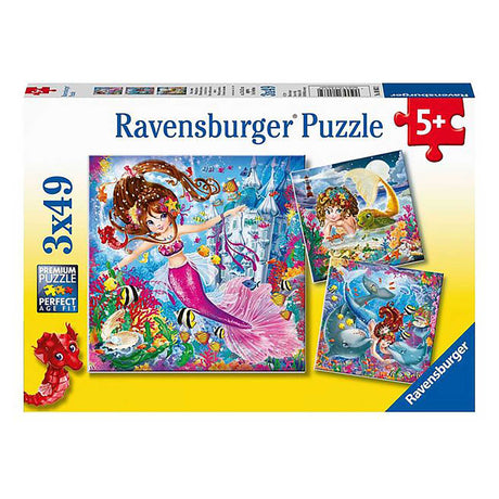 Ravensburger Charming Mermaids Puzzles (3x49 pieces)