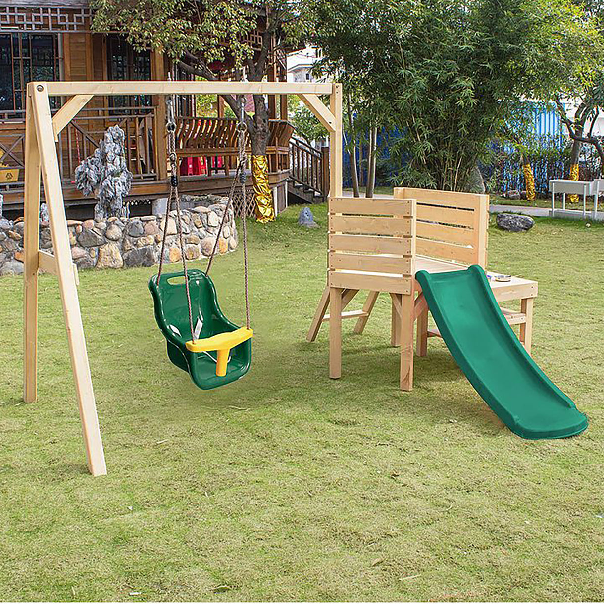 Lifespan Kids Poppy Junior Play Centre with Baby Swing Seat