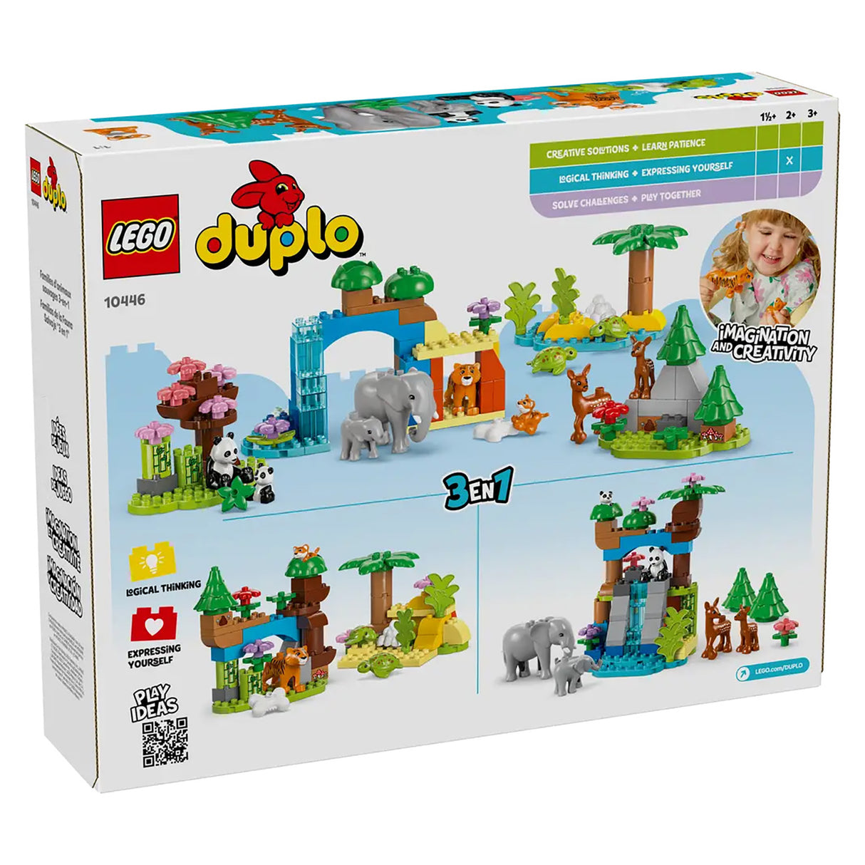 LEGO DUPLO Town 3in1 Wild Animal Families 10446