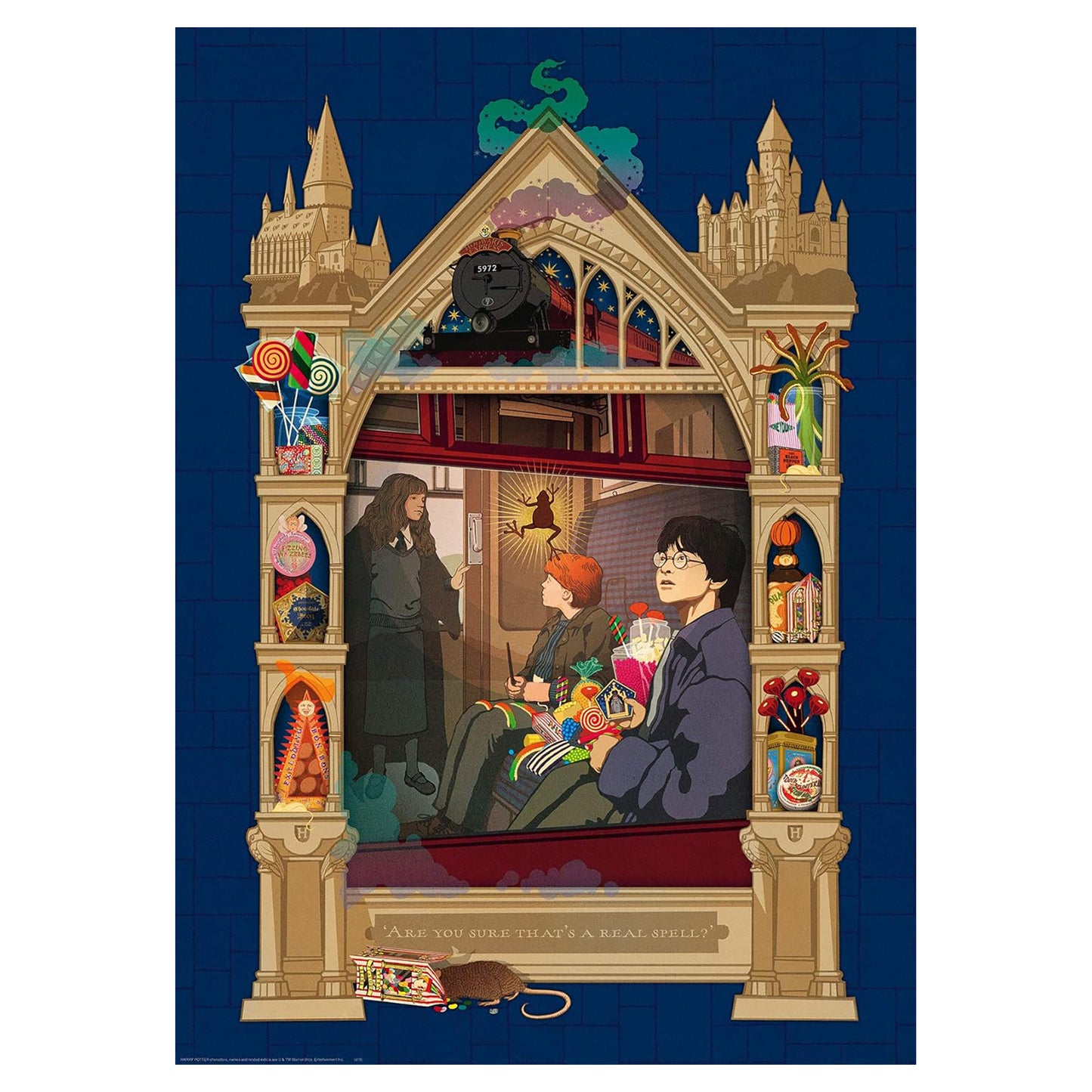 Ravensburger Harry Potter The Way To Hogwarts 1000pc Jigsaw Puzzle