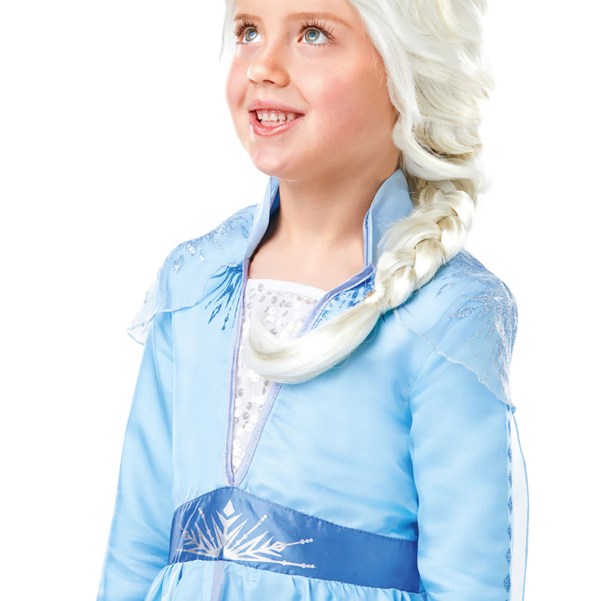 Rubies Elsa Disney Frozen II Child's Costume Wig, White