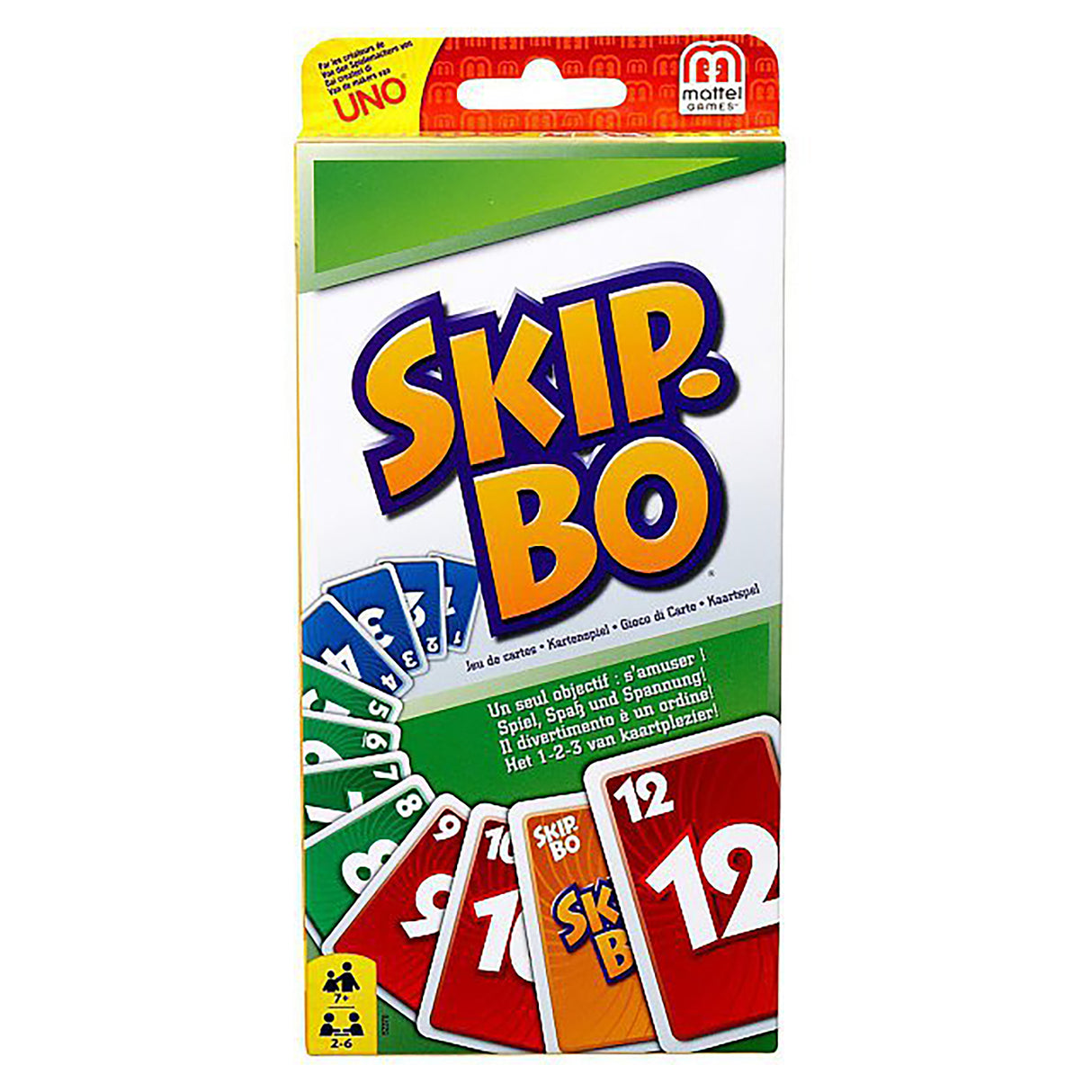Mattel Skip-Bo Card Game One Size Multi