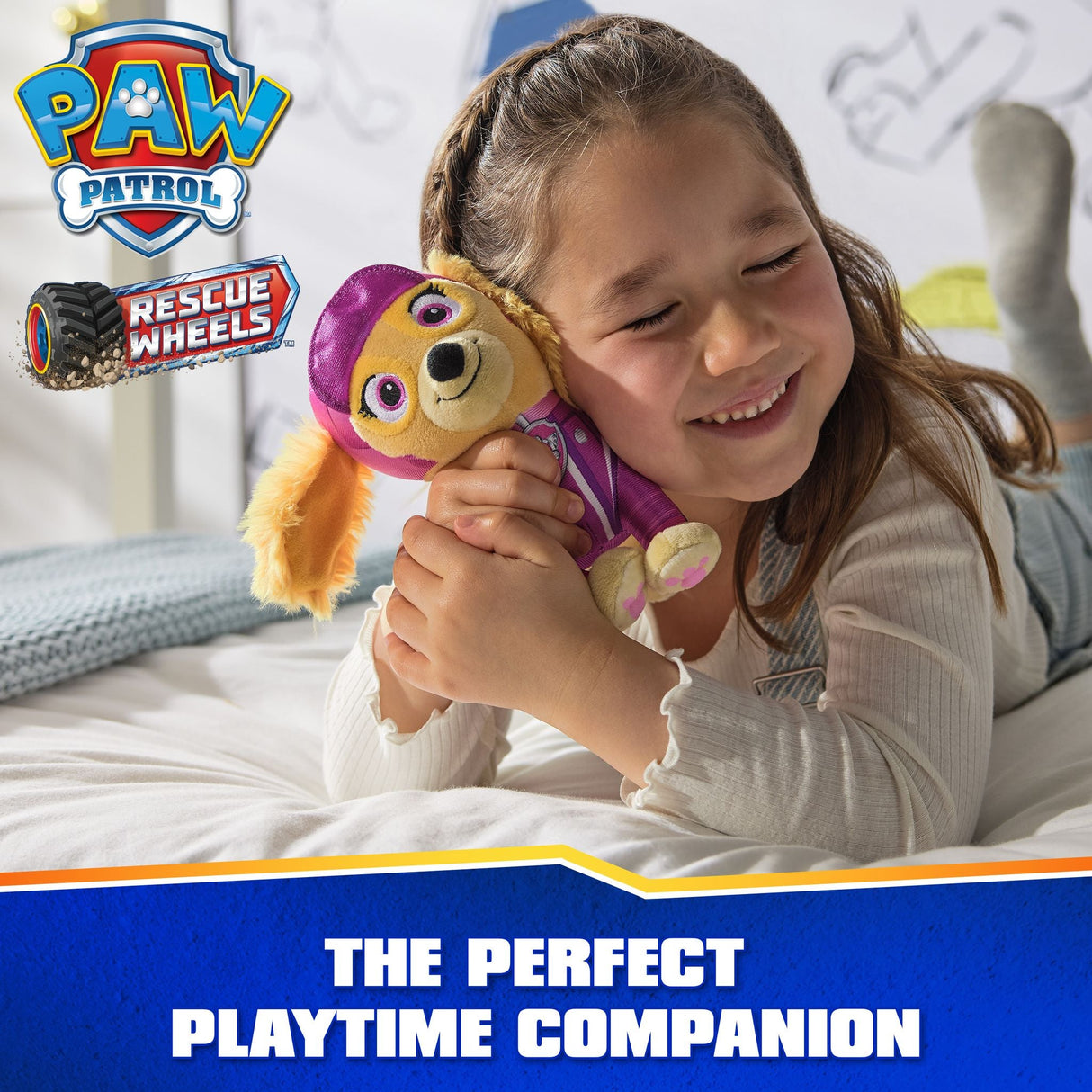 PAW Patrol Rescue Wheels Plush Skye (8-inch)