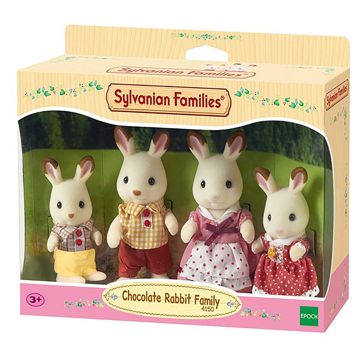 Sylvanian Families Chocolate Rabbit Family
