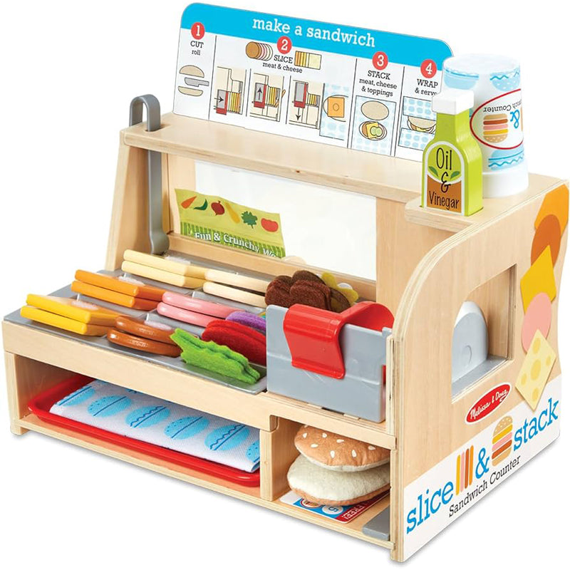 Melissa & Doug Slice & Stack Sandwich Counter