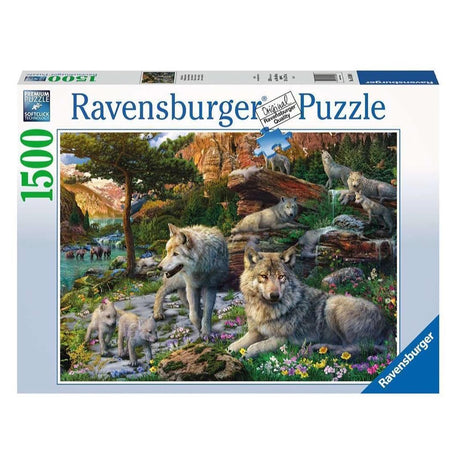 Ravensburger Wolves In Spring Jigsaw Puzzle (1500 pieces)