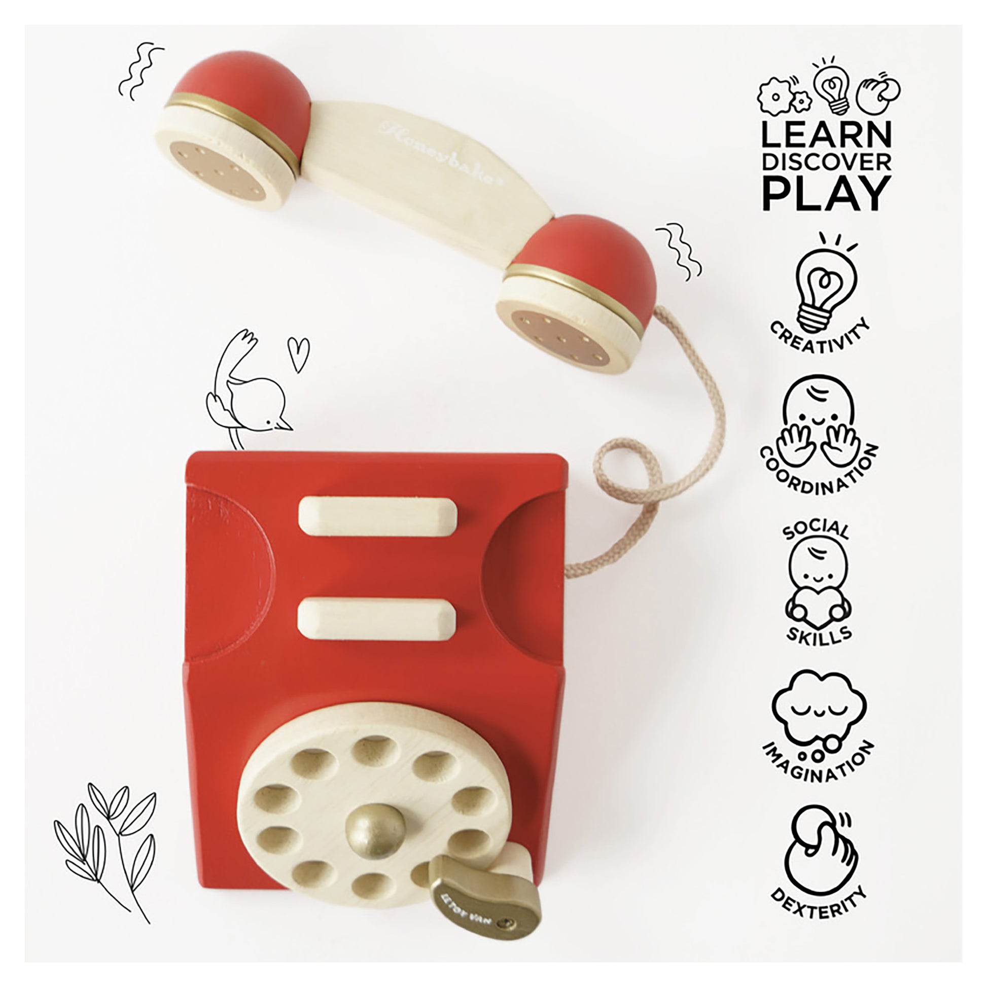 Le Toy Van Honeybake Vintage Phone