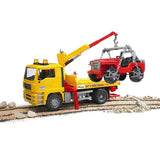 Bruder 1/16 Man Tga Breakdown Truck with Cross Country Vehicle