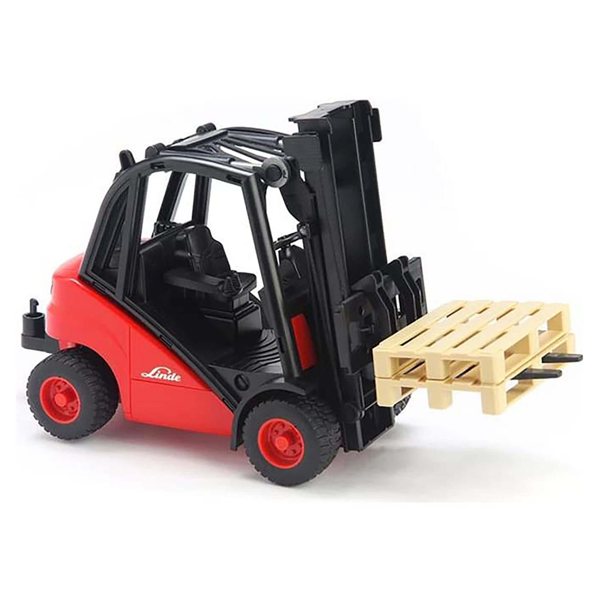 Bruder 1:16 Linde Fork Lift H30D with 2 Pallets Toy Truck