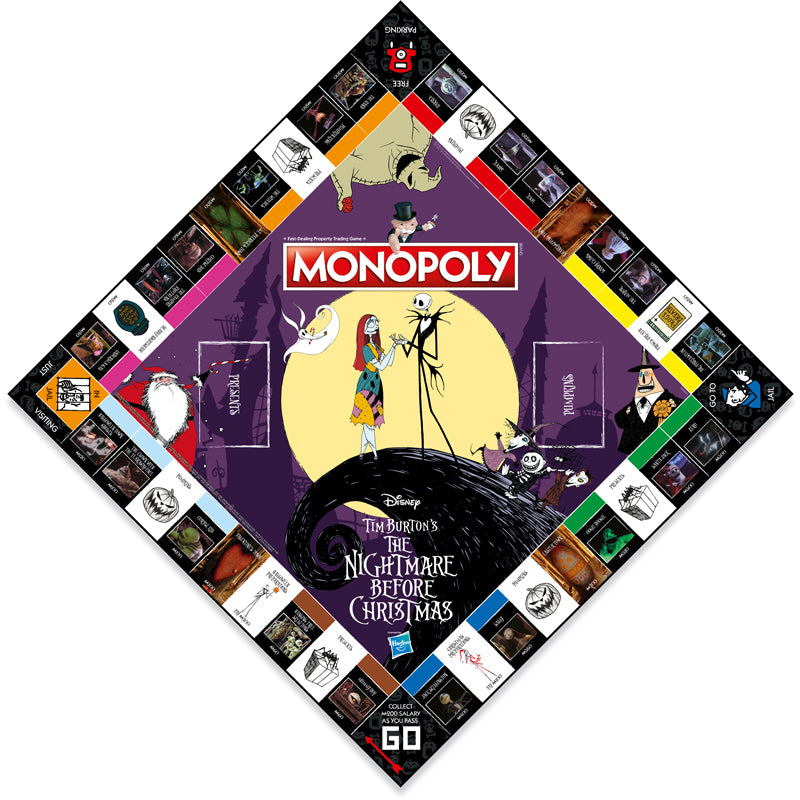 Monopoly Nightmare Before Christmas Board Game