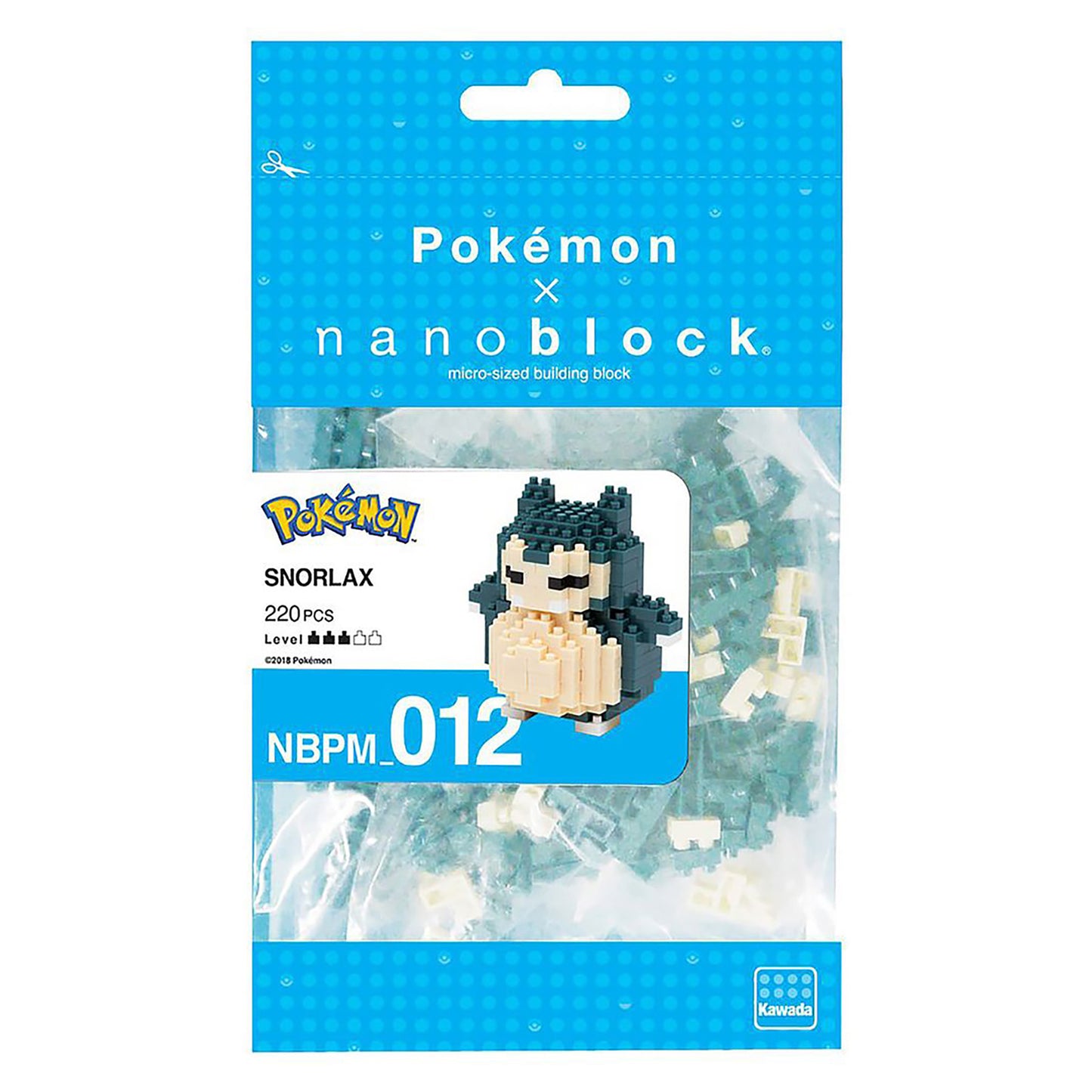 Nanoblock Pokemon - Snorlax (220 pieces)