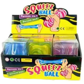 Squishy Marble Cube Assorted Colours