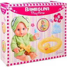 Bambolina 30cm Amore Bath Baby Doll with Bathing Set