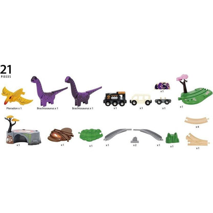 BRIO Dinosaur Adventure Set 21 Pieces