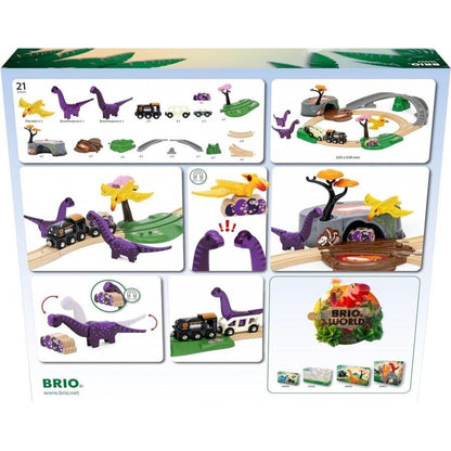 BRIO Dinosaur Adventure Set 21 Pieces