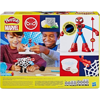 Play-Doh Marvel Spider-Man Launch & Slice Battle Playset with 2 Action Figures