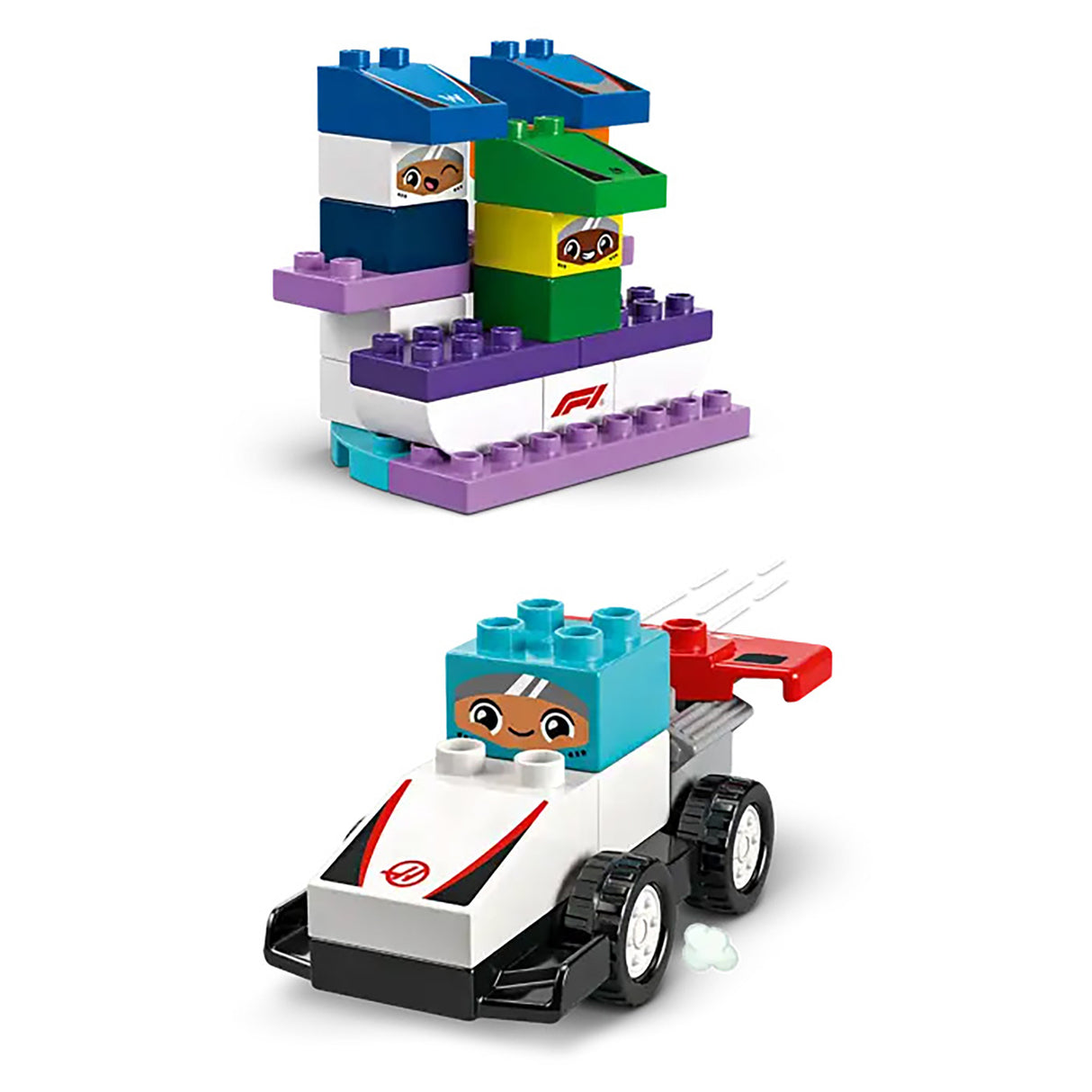 LEGO DUPLO Town F1 Team Race Cars & Drivers 10445