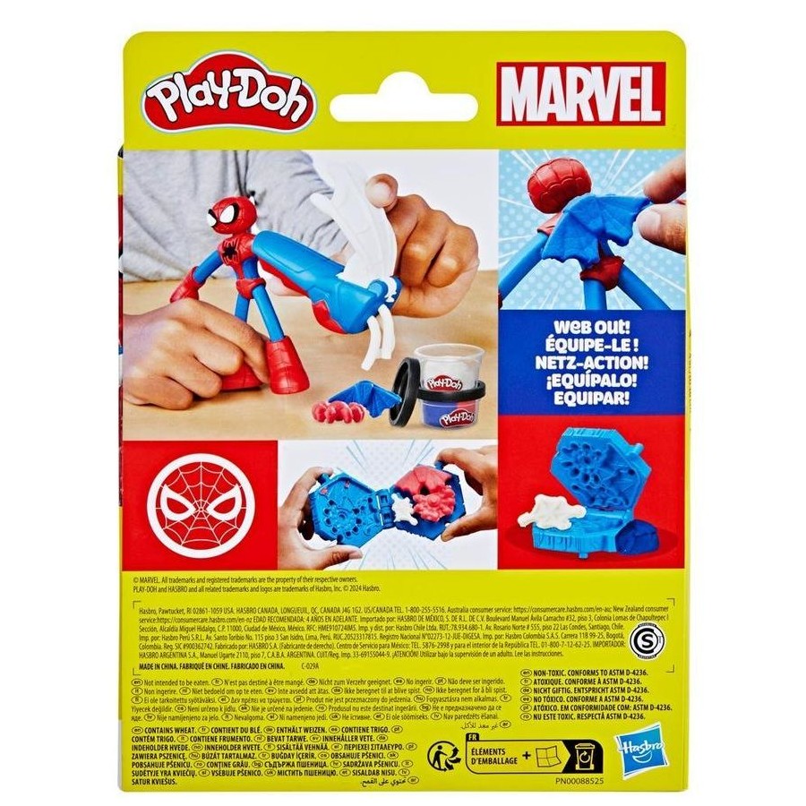 Play-Doh Marvel Spider-Man Thwip Squisher Action Figure