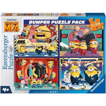Ravensburger Despicable Me Bumper Pack Puzzle 4x100 Pieces