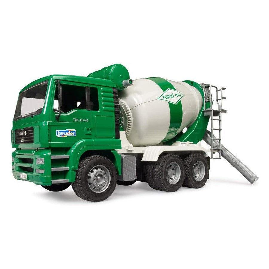 Bruder Construction MAN TGA Cement Mixer Truck Rapid Mix