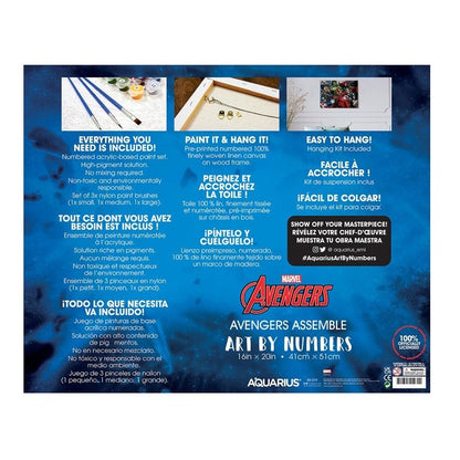 Marvel Avengers Assemble Art by Numbers