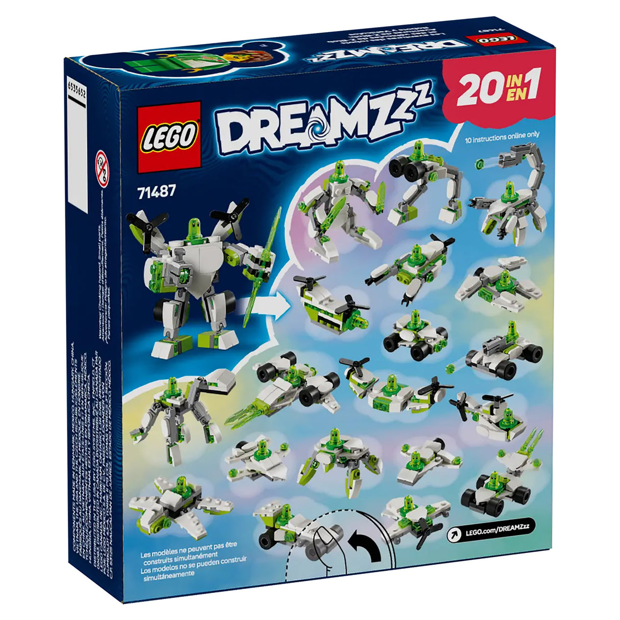 LEGO Dreamzzz Z-Blob's Robot and Vehicle Adventures 71487