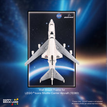 Decorative Wall Mount Frame For LEGO® 10360 Shuttle Carrier Aircraft (Without LED)-Style A