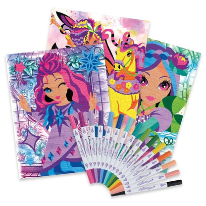 Nebulous Stars Color by Number Book Set Mystery