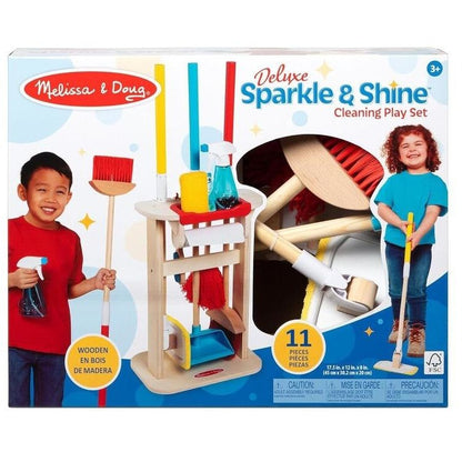 Melissa & Doug Deluxe Sparkle and Shine Cleaning Play Set