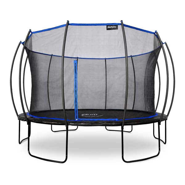 Plum 12ft Deluxe Trampoline PVC with sunshade accessory