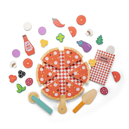New Classic Toys Pizza Play Food Set
