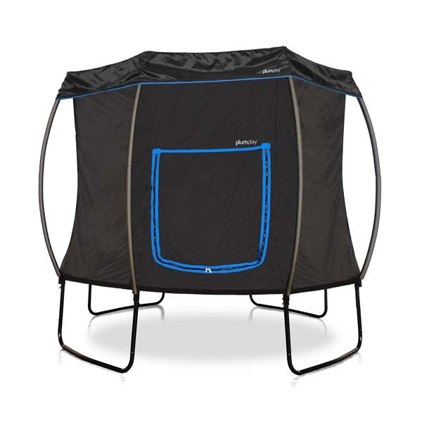 Plum 12ft Deluxe Trampoline PVC with sunshade accessory