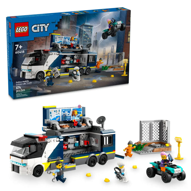 LEGO City Police Mobile Crime Lab Truck 60418, (674-pieces)