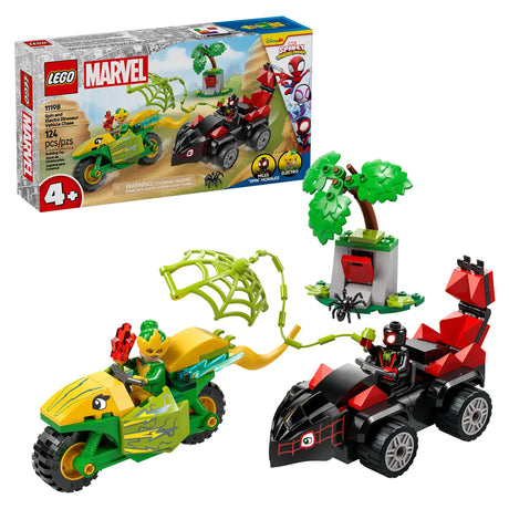 LEGO Spidey Spin and Electro Dinosaur Vehicle Chase 11198