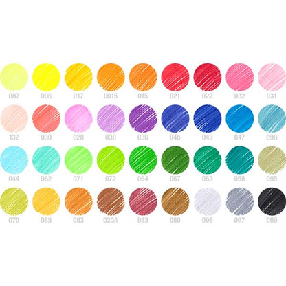 Faber-Castell Connector Pen Colour Markers Pack of 36