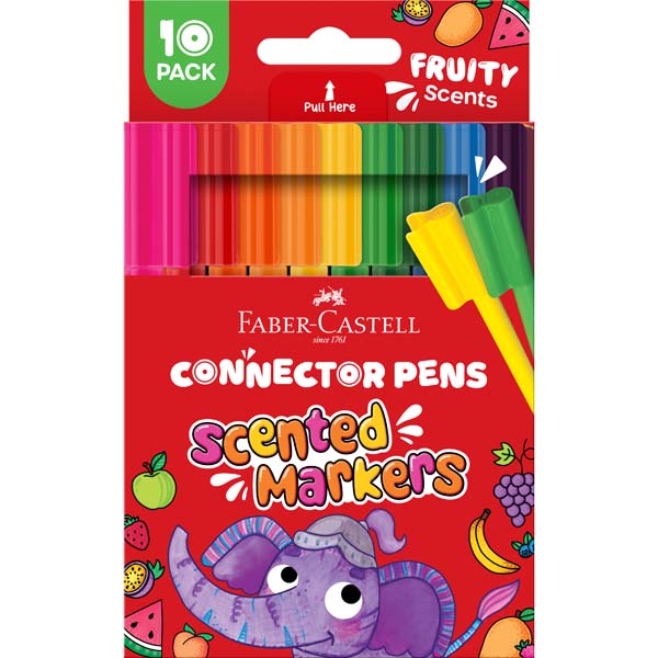 Faber-Castelll Connector Pen Scented Markers Pack of 10
