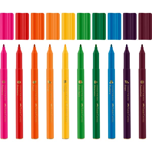 Faber-Castelll Connector Pen Scented Markers Pack of 10