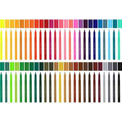 Faber-Castell Connector Pen Colour Markers Tub of 50