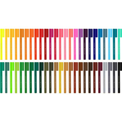 Faber-Castell Connector Pen Colour Markers Tub of 50