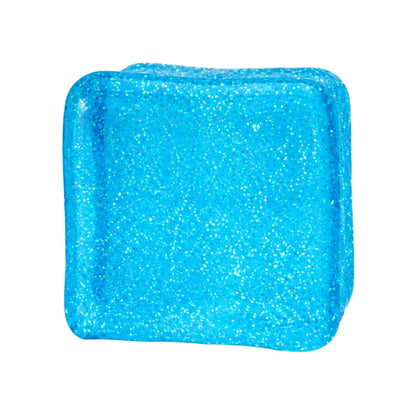 Squishy Mega Glitter Cube 7.5cm Assorted