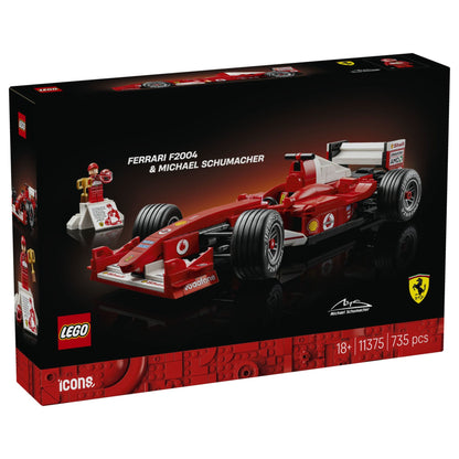 LEGO Icons Ferrari F2004 & Michael Schumacher